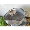 ZESTAW GARNKÓW CERAMICZNO MARMURKOWYCH NA INDUKCJE 12 ELE ZL-7086
