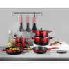 ZESTAW GARNKÓW CERAMICZNO MARMURKOWYCH NA INDUKCJE 15 ELE ZL-8520