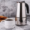 KAWIARKA STALOWA GAZ / INDUKCJA NA 4 FILIŻANKI ESPRESSO ZL-4722