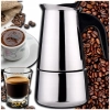 KAWIARKA STALOWA GAZ / INDUKCJA NA 4 FILIŻANKI ESPRESSO ZL-4722