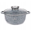 ZESTAW GARNKÓW CERAMICZNO MARMURKOWYCH NA INDUKCJE 6 ELE ZL-8530