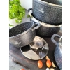ZESTAW GARNKÓW CERAMICZNO MARMURKOWYCH NA INDUKCJE 10 ELE ZL-8522