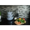 ZESTAW GARNKÓW CERAMICZNO MARMURKOWYCH NA INDUKCJE 12 ELE ZL-7082