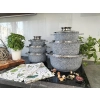 ZESTAW GARNKÓW CERAMICZNO MARMURKOWYCH NA INDUKCJE 12 ELE ZL-7086