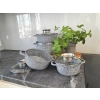 ZESTAW GARNKÓW CERAMICZNO MARMURKOWYCH NA INDUKCJE 12 ELE ZL-7086