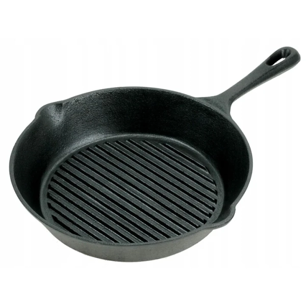 PATELNIA GRILLOWA ŻELIWNA INDUKCJA / GAZ 24cm ZL-3032
