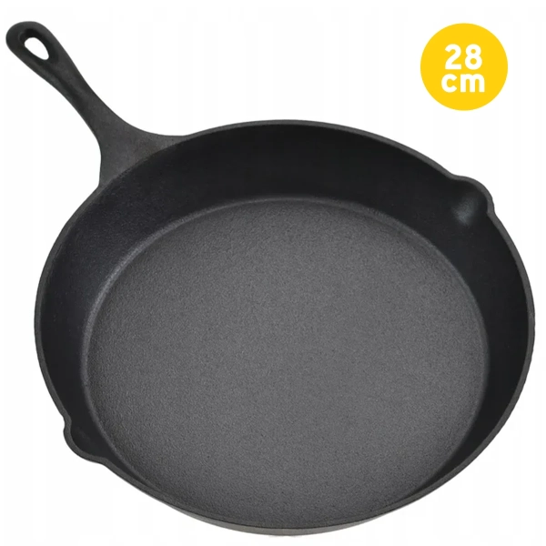 PATELNIA ŻELIWNA INDUKCJA / GAZ 28cm ZL-3022